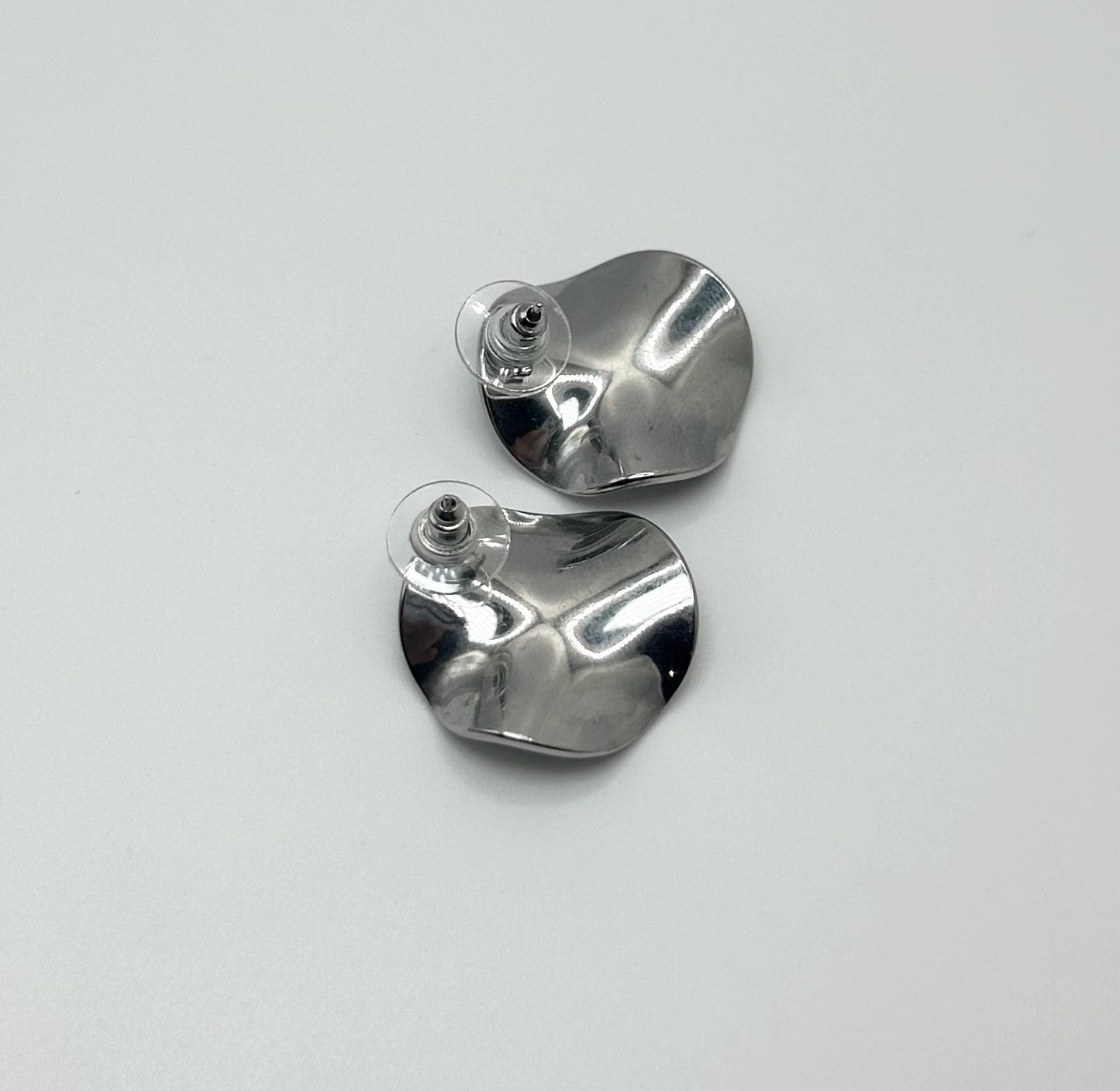 Melted Effect Earrings - By Night Jewellery