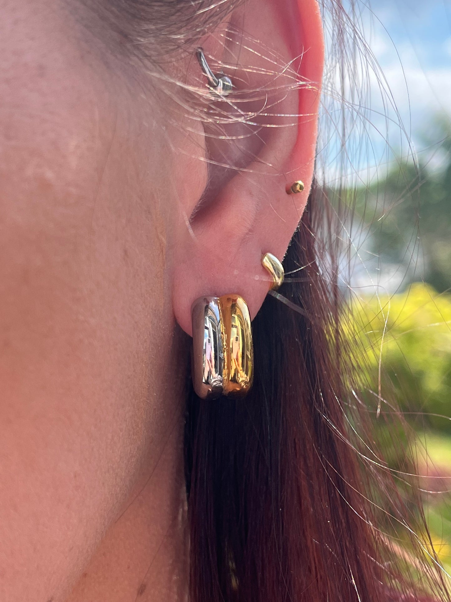 Chunky Hoops - By Night Jewellery