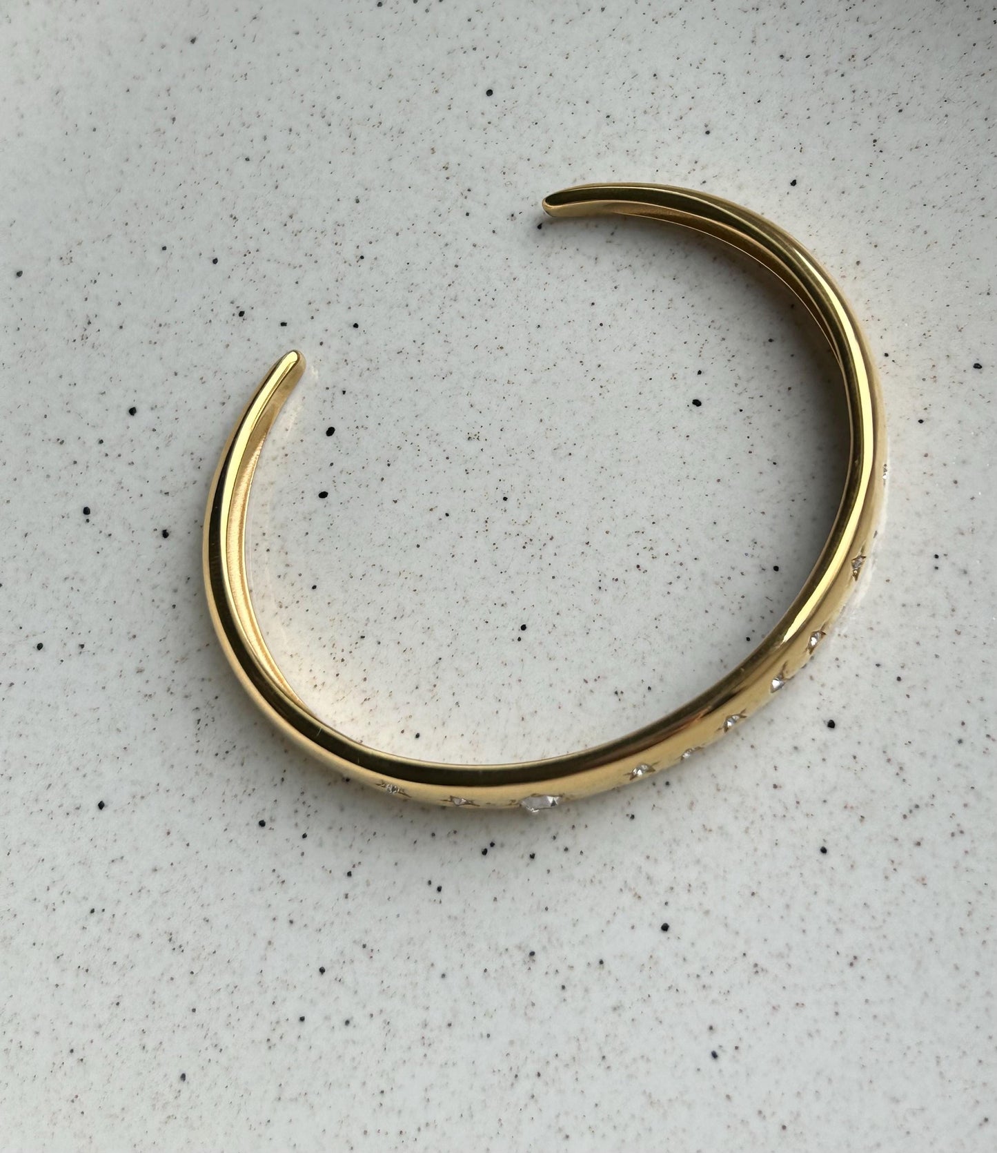 Gold Celestial Bangle