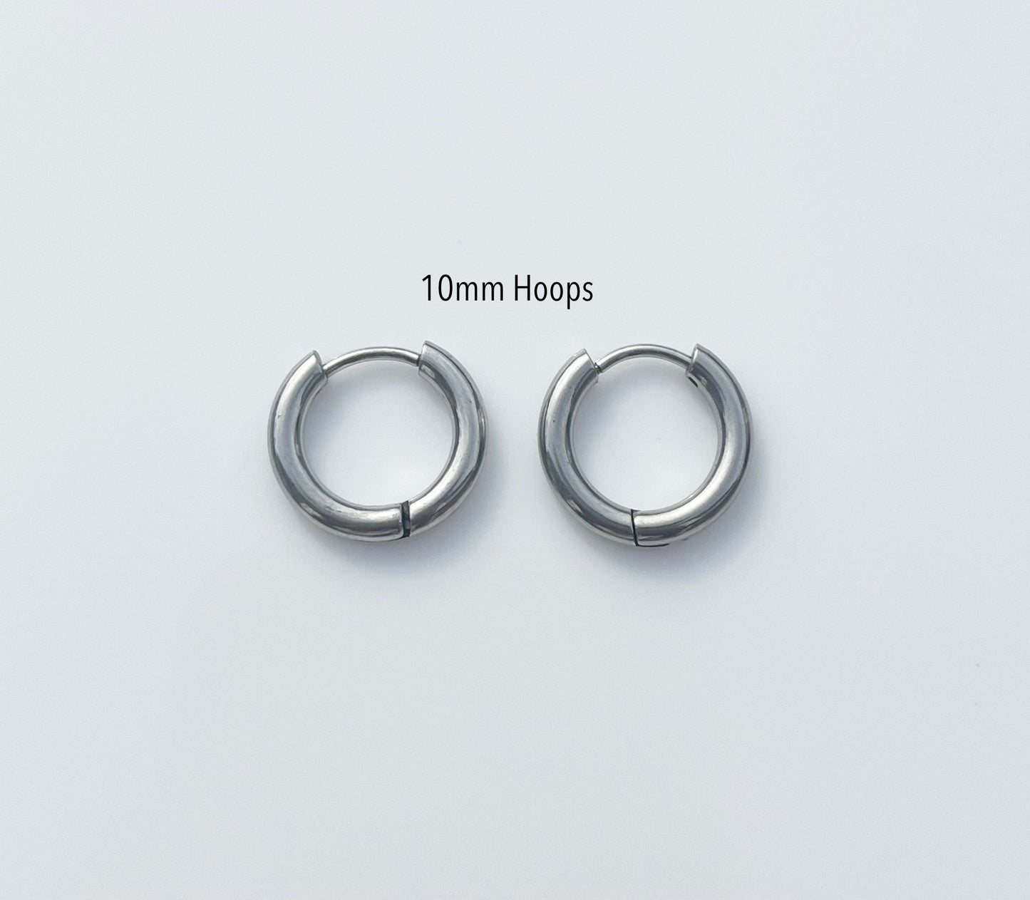Silver Hoops - By Night Jewellery