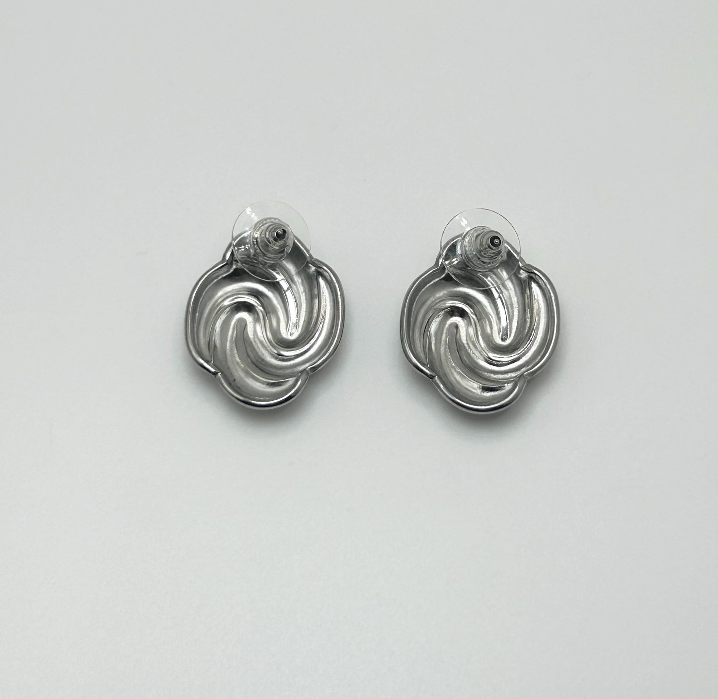 Chunky Swirl Studs - By Night Jewellery