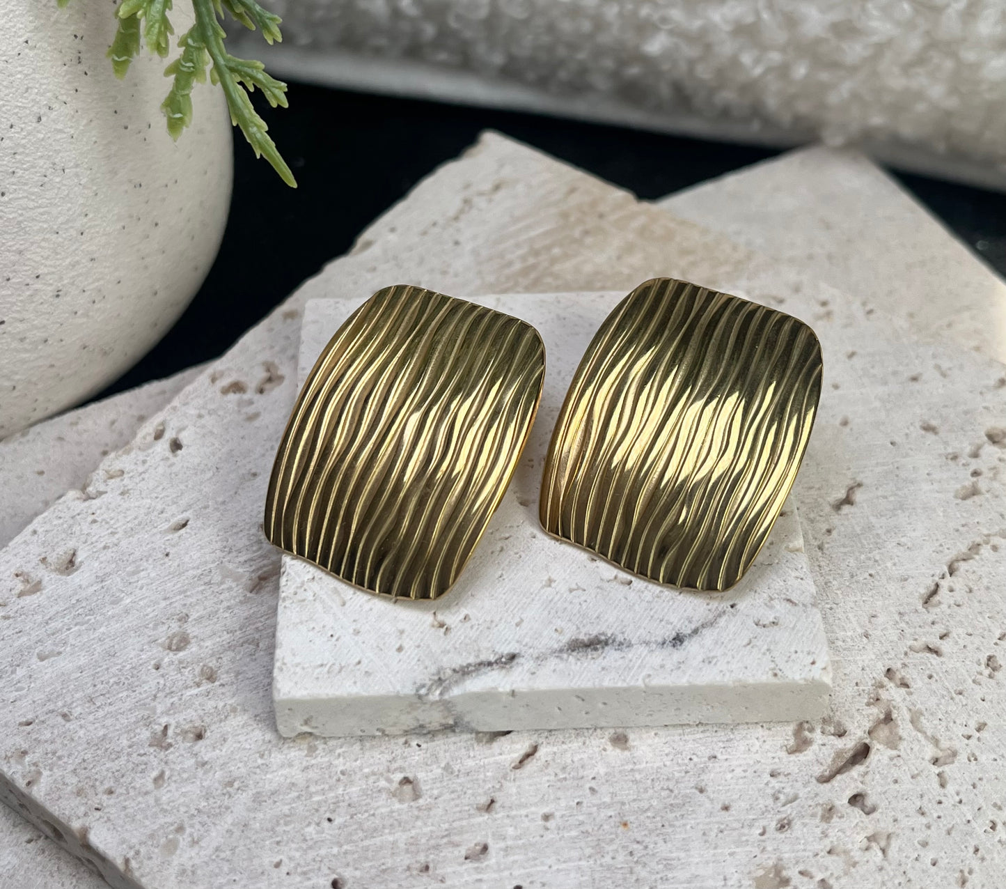 Gold Studs - By Night Jewellery