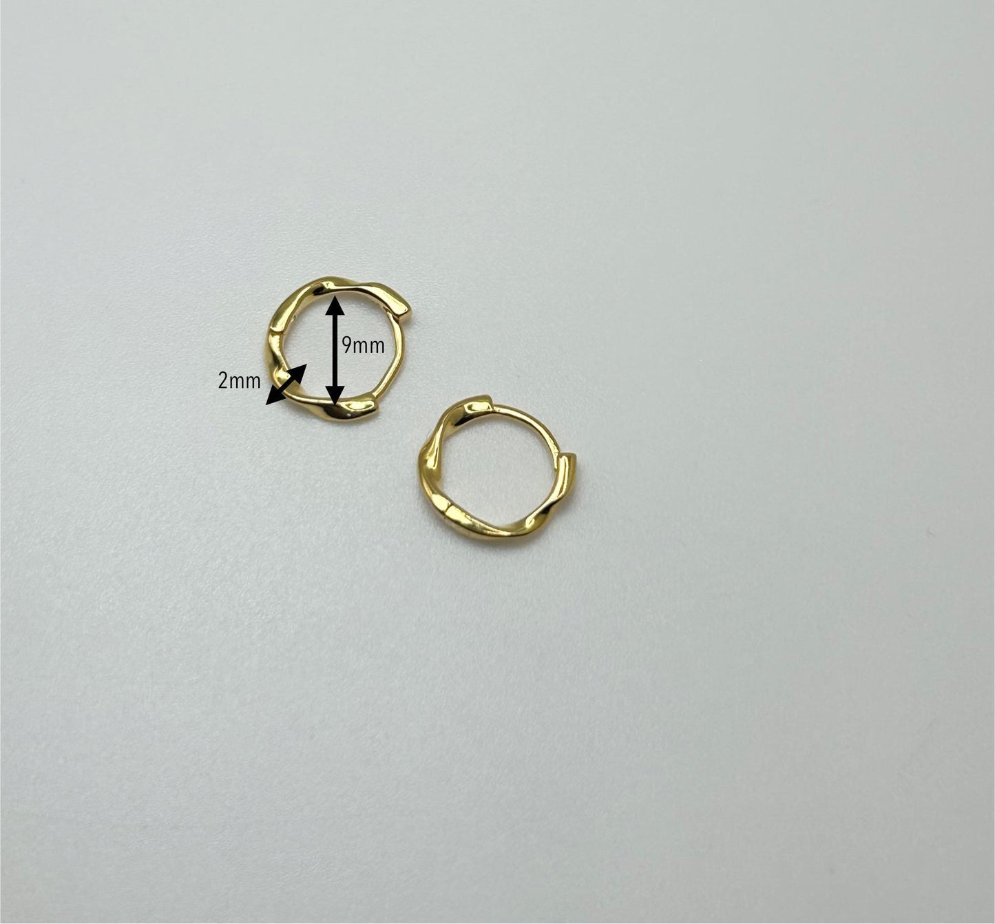Sterling Silver Hoops - By Night Jewellery