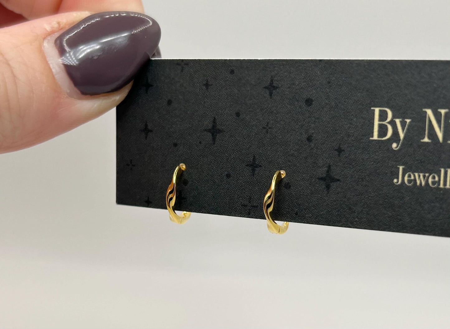 Sterling Silver Hoops - By Night Jewellery