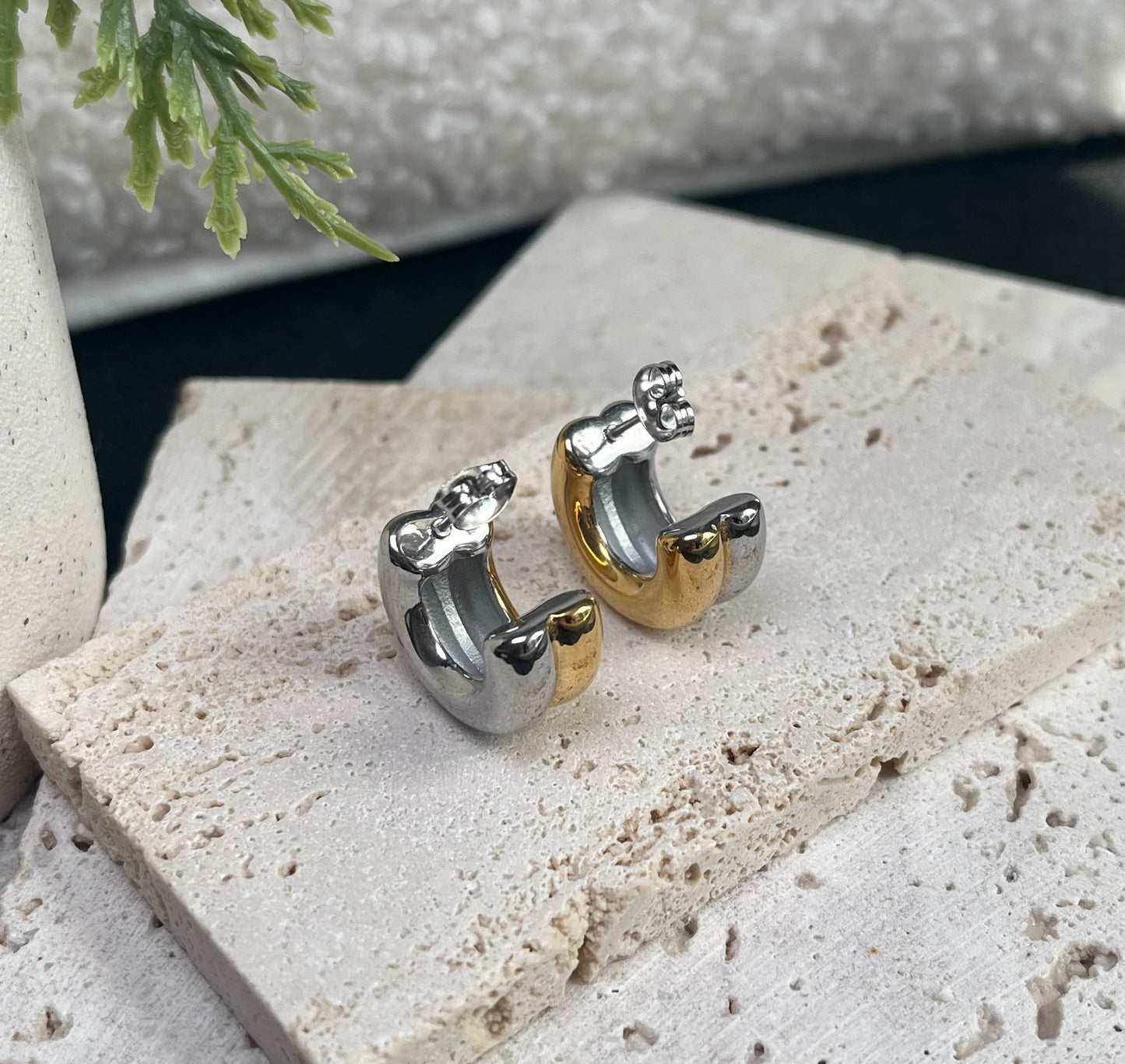 Chunky Hoops - By Night Jewellery