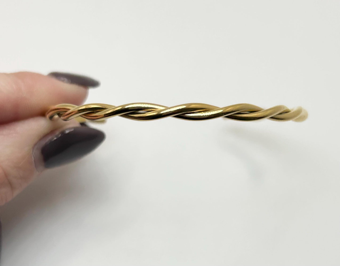 Gold Twisted Cuff