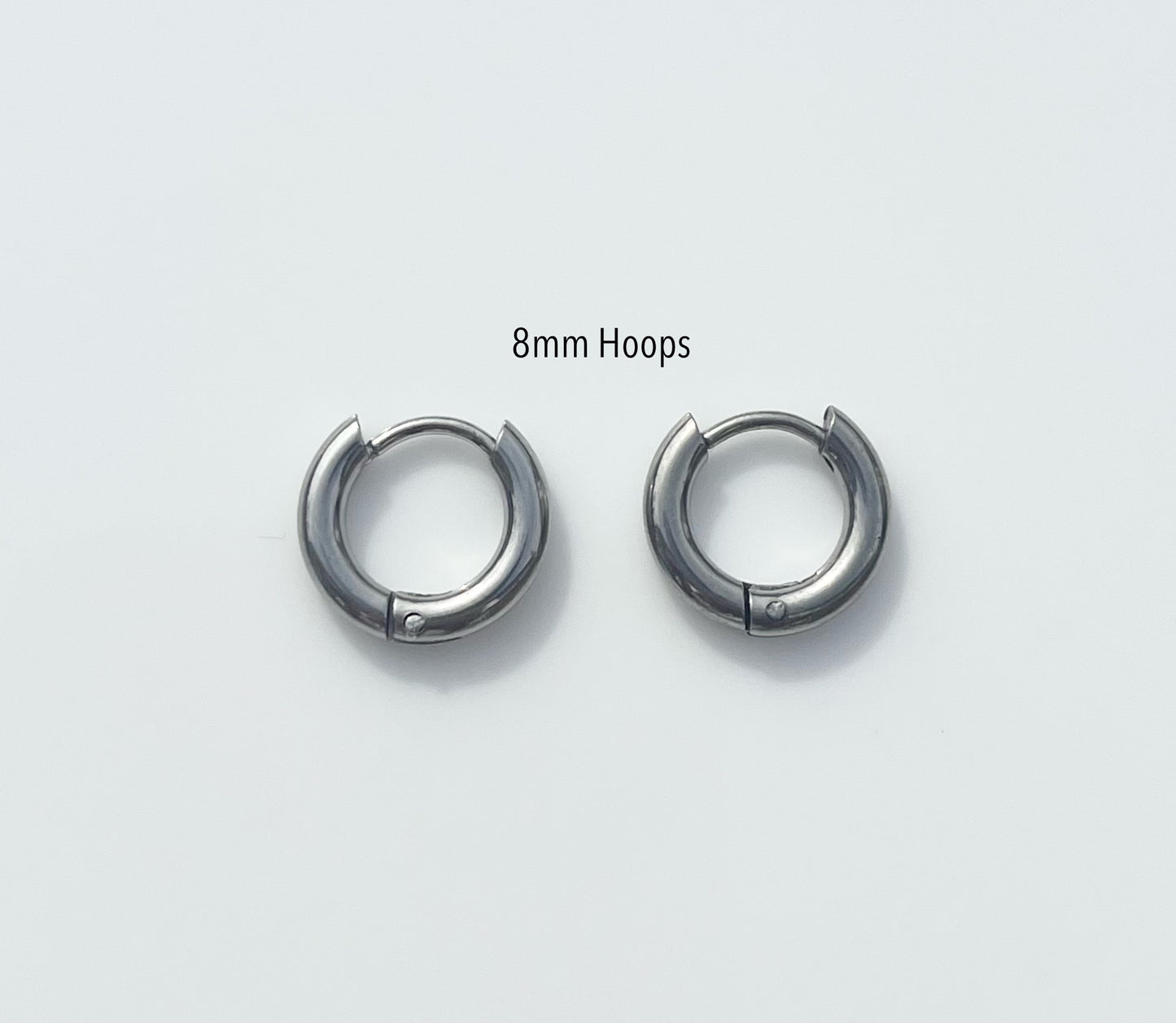Silver Hoops - By Night Jewellery