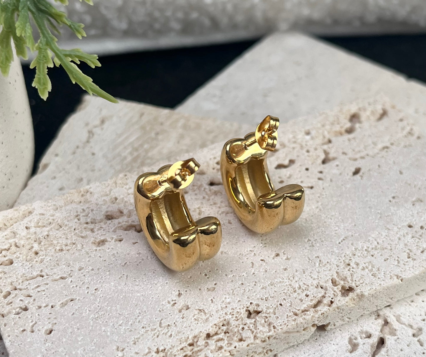 Chunky Hoops - By Night Jewellery