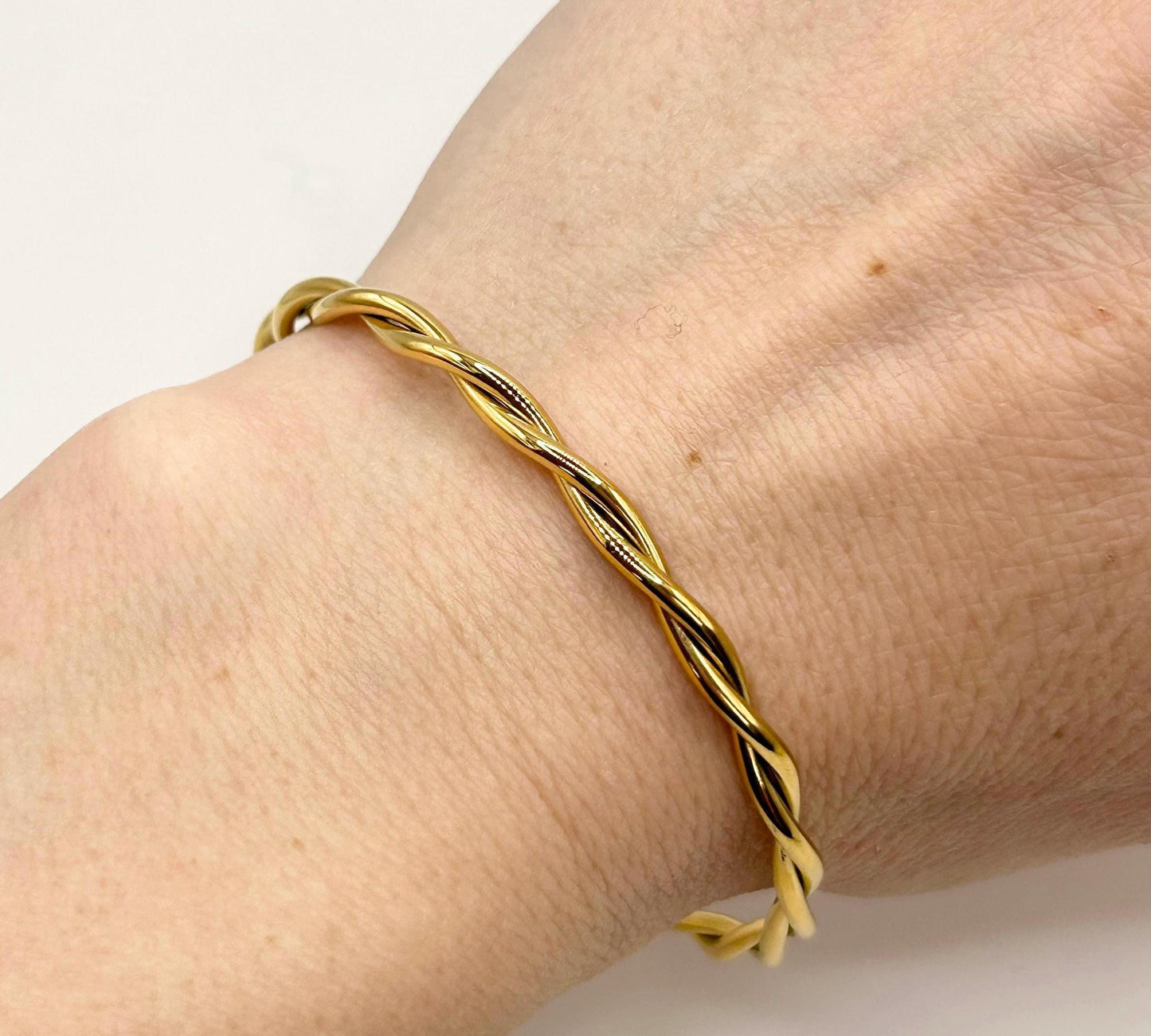 Gold Twisted Cuff
