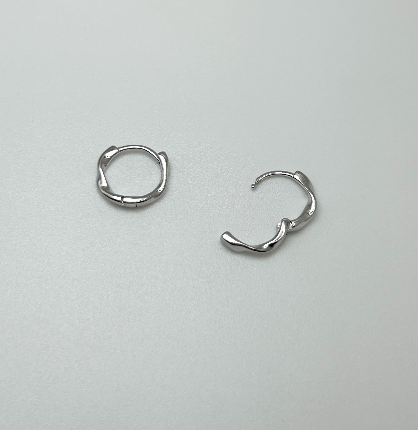 Sterling Silver Hoops - By Night Jewellery