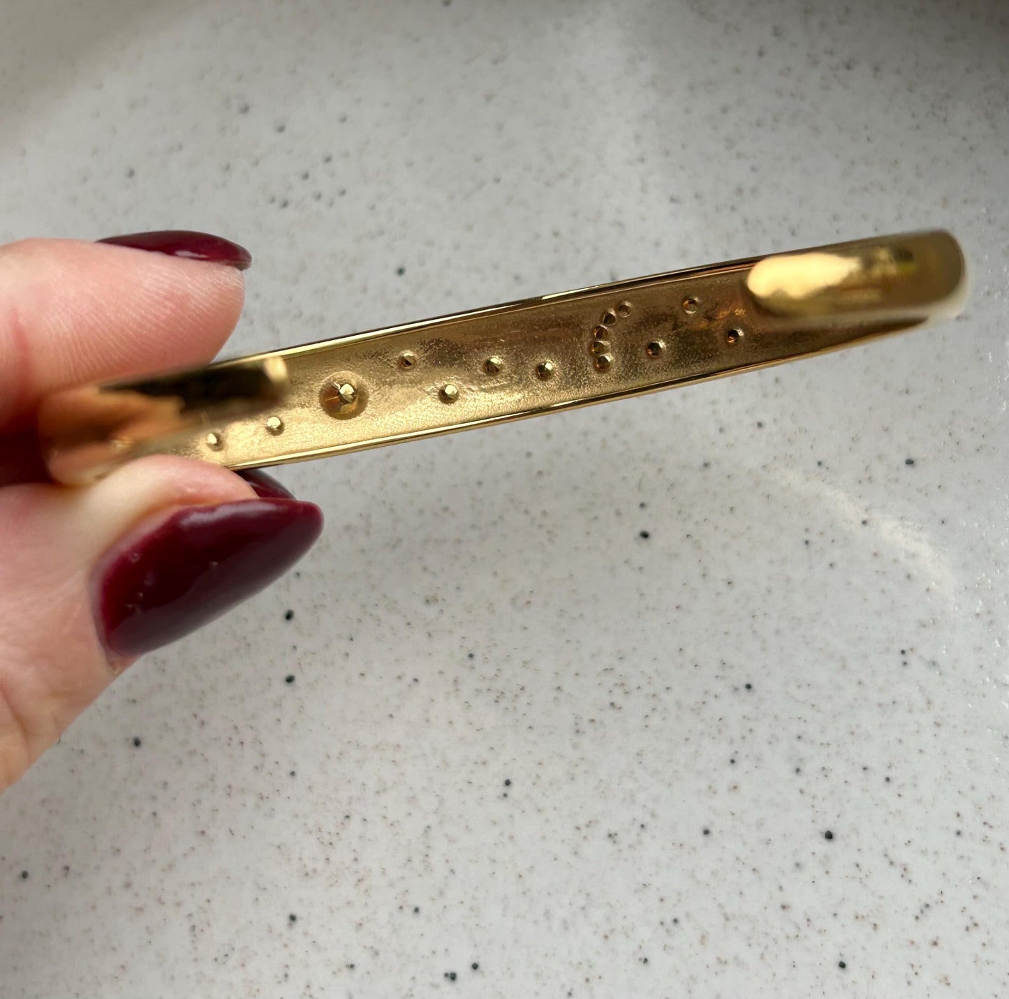 Gold Celestial Bangle