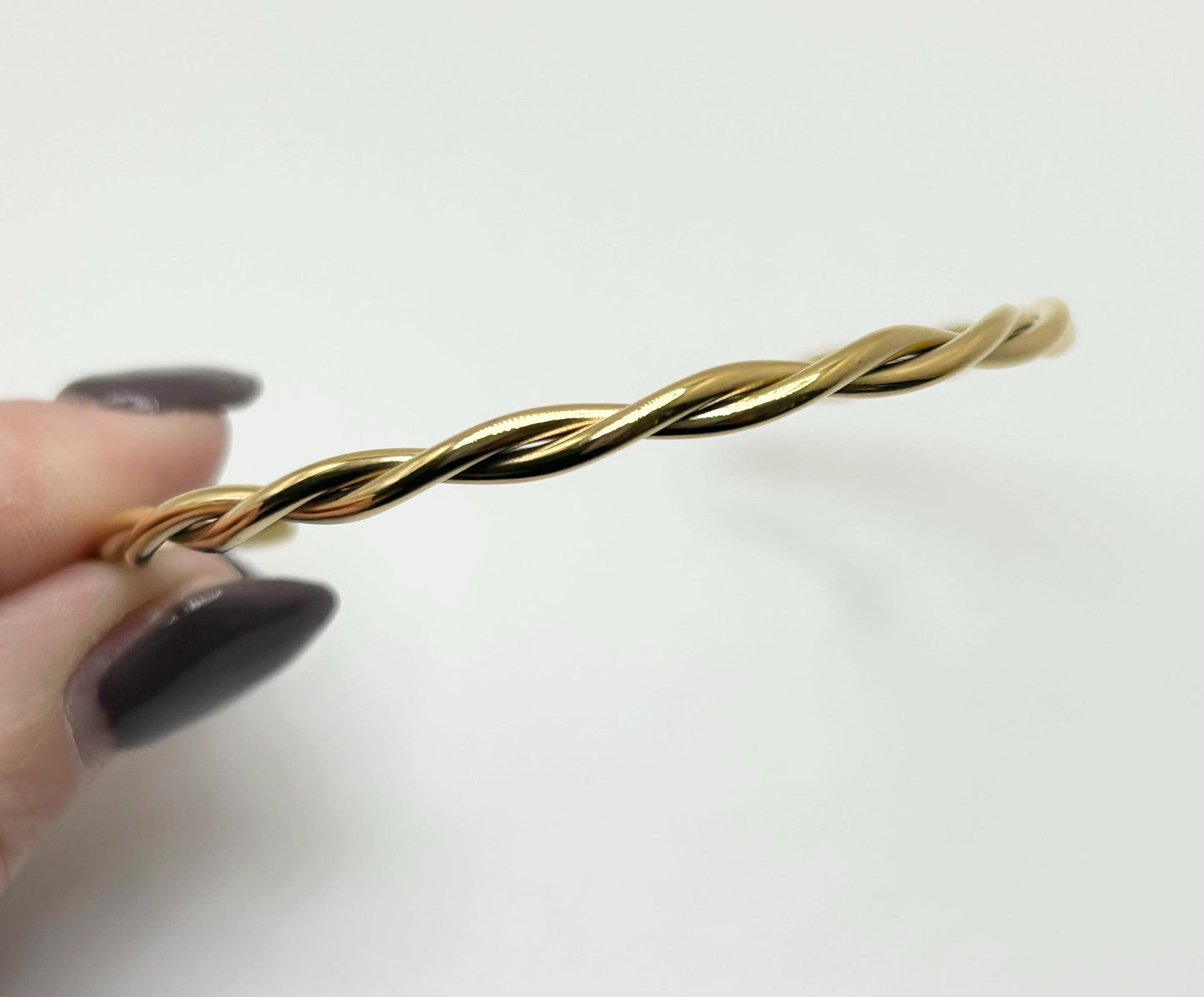 Gold Twisted Cuff