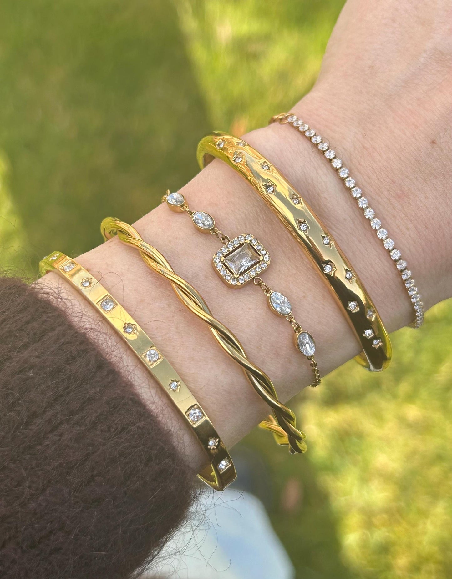 Gold Twisted Cuff