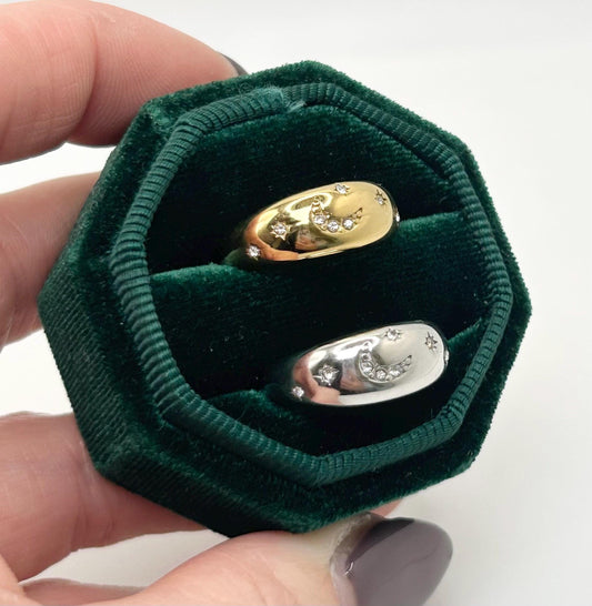 Celestial Zircon Ring