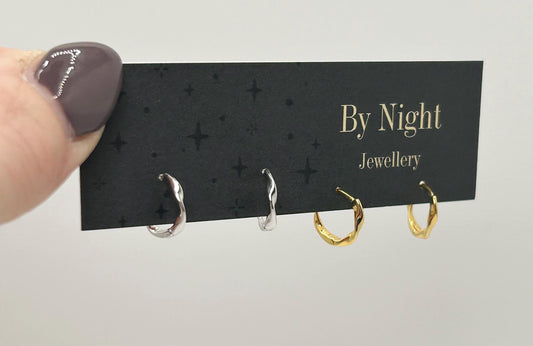 Sterling Silver Hoops