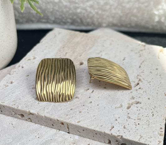Gold Studs - By Night Jewellery
