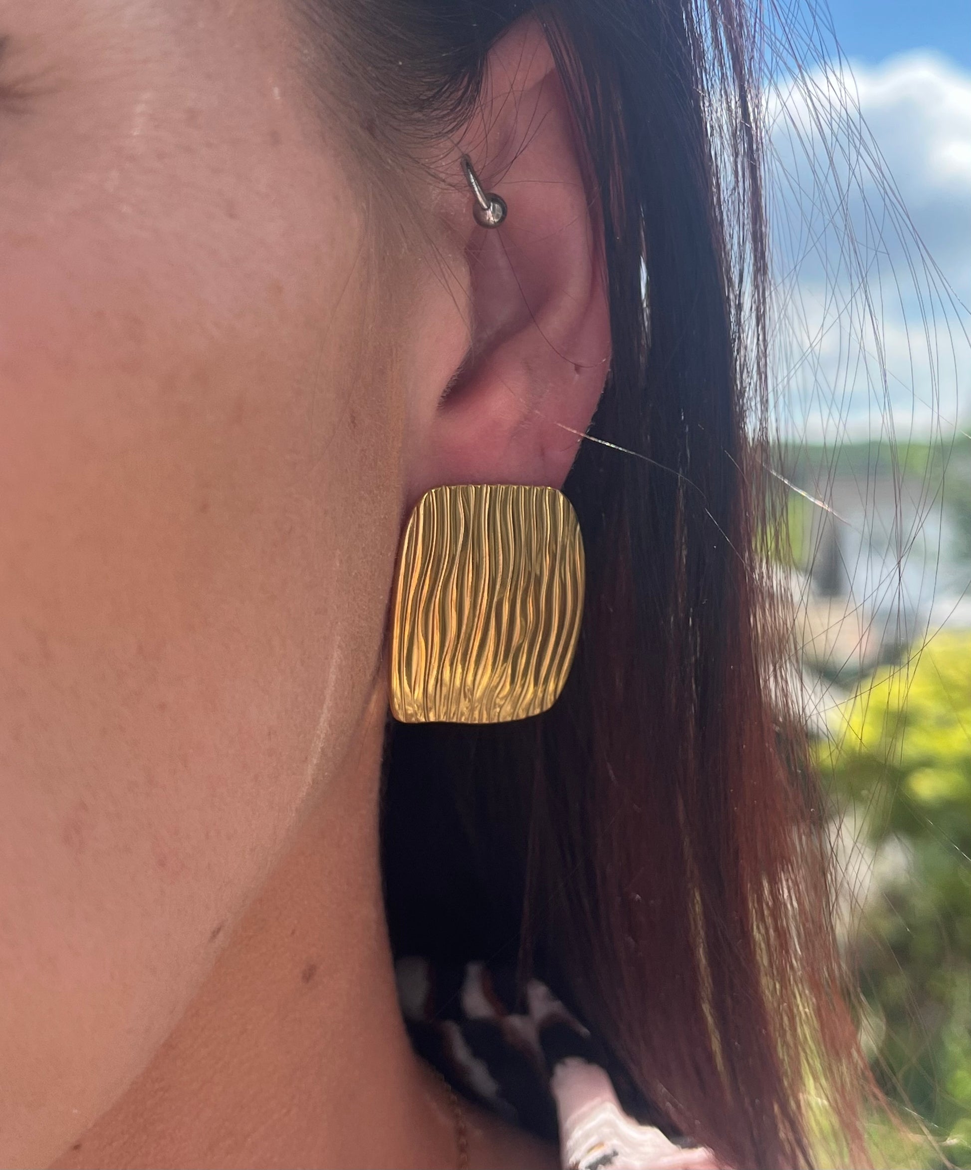 Gold Studs - By Night Jewellery